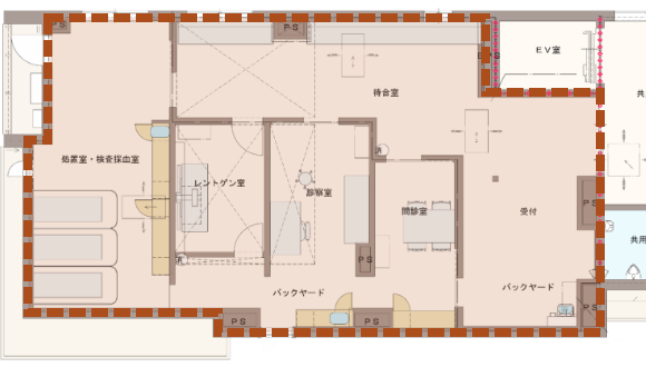 クリニックA間取り図