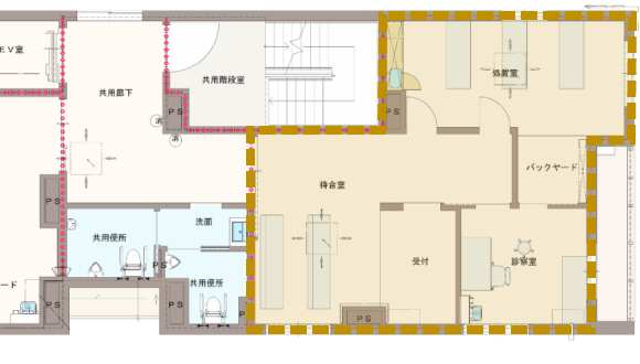 クリニックB間取り図